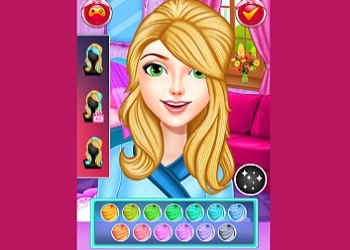 Fashion Dye Hair Design game screenshot