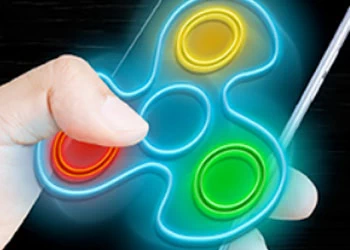 Fidget Spinner Neon Glow ພາບຫນ້າຈໍເກມ