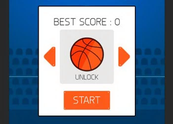 Finger basketball game screenshot