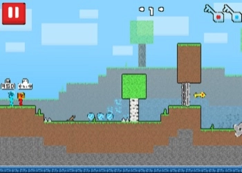 Feuer Und Wasser Strichmännchen Spiel-Screenshot