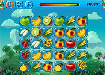 Fruit Connect 2 pamje nga ekrani i lojës