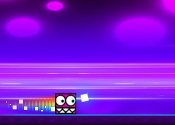 Geometria Neon Dash Rainbow pamje nga ekrani i lojës