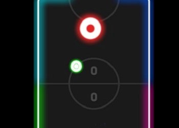 Glow Hockey Online Spiel-Screenshot