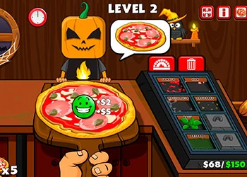 Restoran Pizza Halloween tangkapan layar permainan