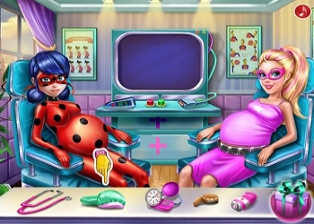 Hero Bffs Pregnant Check Up game screenshot