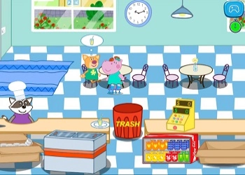 Hippo Pizzeria schermafbeelding van het spel