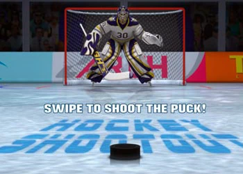 Eishockey-Schießerei Spiel-Screenshot