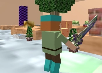 Horror Minecraft-Feesttijd schermafbeelding van het spel