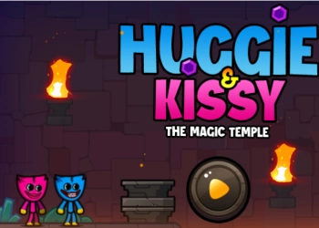 Huggie & Kissy Magiczna Świątynia zrzut ekranu gry