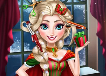 Ice Queen: Joulun Oikeat Hiustenleikkaukset pelin kuvakaappaus