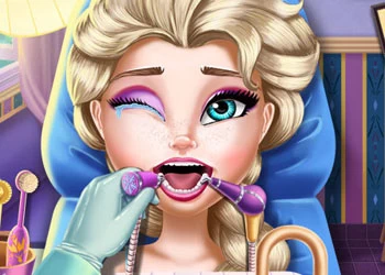 Rainha Do Gelo Real Dentista captura de tela do jogo