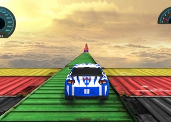 Impossible Ramp Car Stunts 3D game screenshot