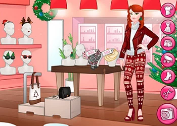 Instagirls Christmas Dress Up скрыншот гульні