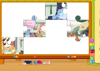 Jigsaw Puzzle: Bluey Play Time game screenshot