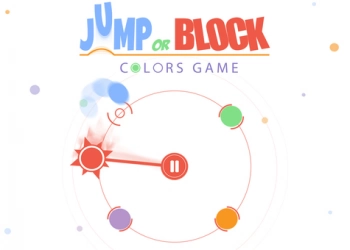 Jogo De Pular Ou Bloquear Cores captura de tela do jogo