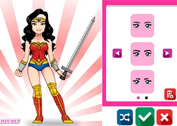 Kawaii Superhero Avatar Maker zrzut ekranu gry