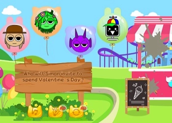 Kids Quiz: Sprunki Valentinstag Spiel-Screenshot