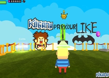 Kogama: Parqueour Loco captura de pantalla del juego