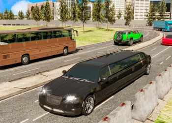 Simulador De Jogo De Carro Limousine captura de tela do jogo