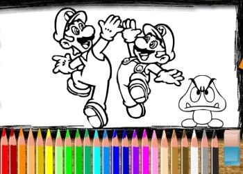 Mario : Coloriage capture d'écran du jeu