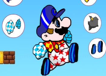 Mario Dressup skærmbillede af spillet