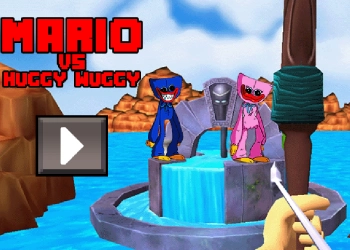 Mario və Huggy Wuggy oyun ekran görüntüsü