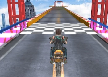 Mega Ramp Stunt Moto schermafbeelding van het spel