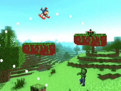Minecraft-Helikopteravontuur schermafbeelding van het spel