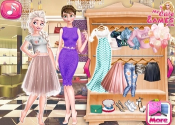 Mom & Daughter Shopping Day game screenshot