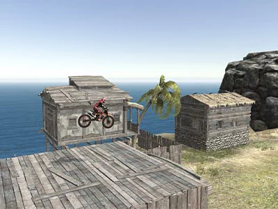 Moto Essais Plage 2 capture d'écran du jeu