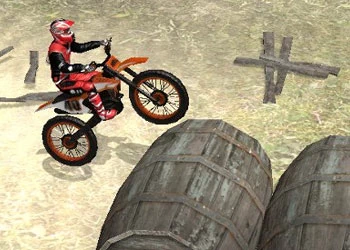 Moto Trial Industrial captura de tela do jogo
