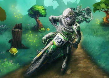 Motocross Forest Challenge 2 თამაშის სკრინშოტი