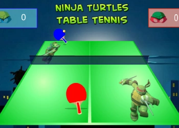 निंजा कछुए: टेबल टेनिस खेल का स्क्रीनशॉट