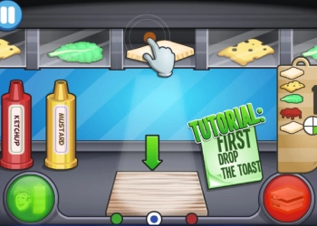 Papa Louie: Toastélia captura de tela do jogo