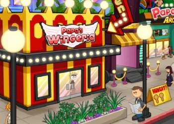 Papa's Wingeria captura de tela do jogo