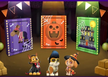 PAW Patrol: Festa de Quebra-Cabeça de Halloween captura de tela do jogo