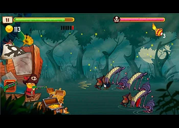 Pirates Vs Zombies pamje nga ekrani i lojës