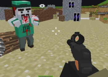Pixel Wars Apocalypse Zombie captură de ecran a jocului