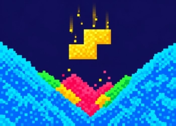 PixelTris captura de tela do jogo