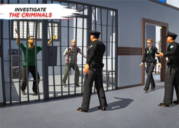 Politieauto Real Cop Simulator schermafbeelding van het spel