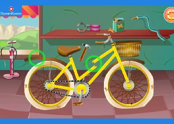 Рапунцельге Арналған Велосипедті Жөндеу ойын скриншоты