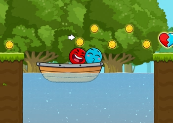 Red And Blue Ball Cupid Love game screenshot