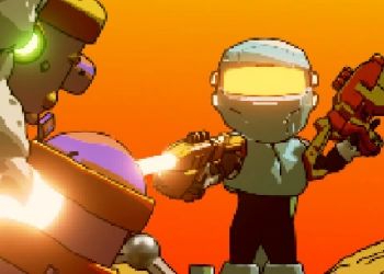 Run Robots Gun pamje nga ekrani i lojës