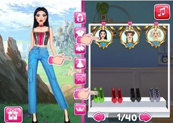 Loopplankmodellen Fantasie Mode Show schermafbeelding van het spel