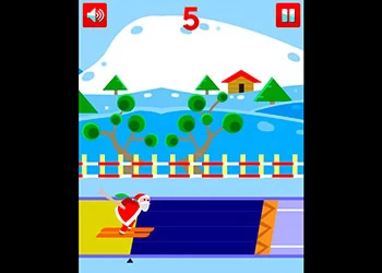 Babbo Natale Con Gli Sci screenshot del gioco