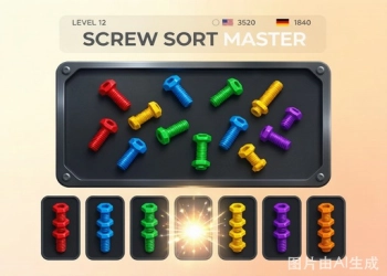 Screw Sort Master game screenshot