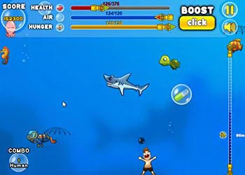 鲨鱼攻击 游戏截图