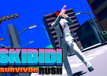 Skibidi Hayatta Kalan Rush oyun ekran görüntüsü