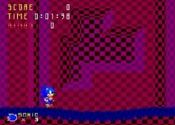 Sonic En El Vacío captura de pantalla del juego