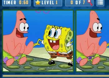 SpongeBob: Encontre as diferenças captura de tela do jogo